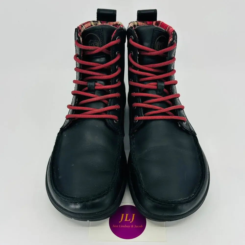 Lems Men's Boulder Boot Leather Zero Drop Barefoot Minimalist Boots Size 9.5